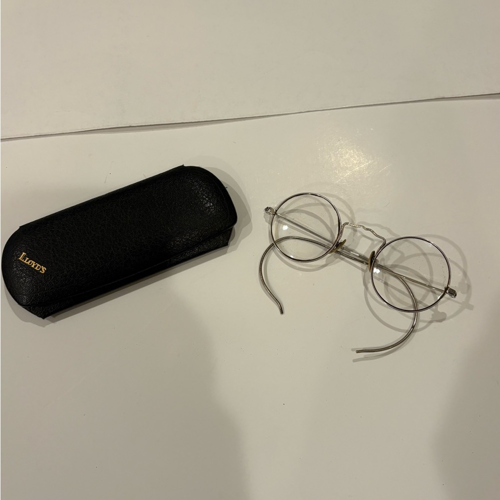 Vintage Lloyds Eye Glasses with case